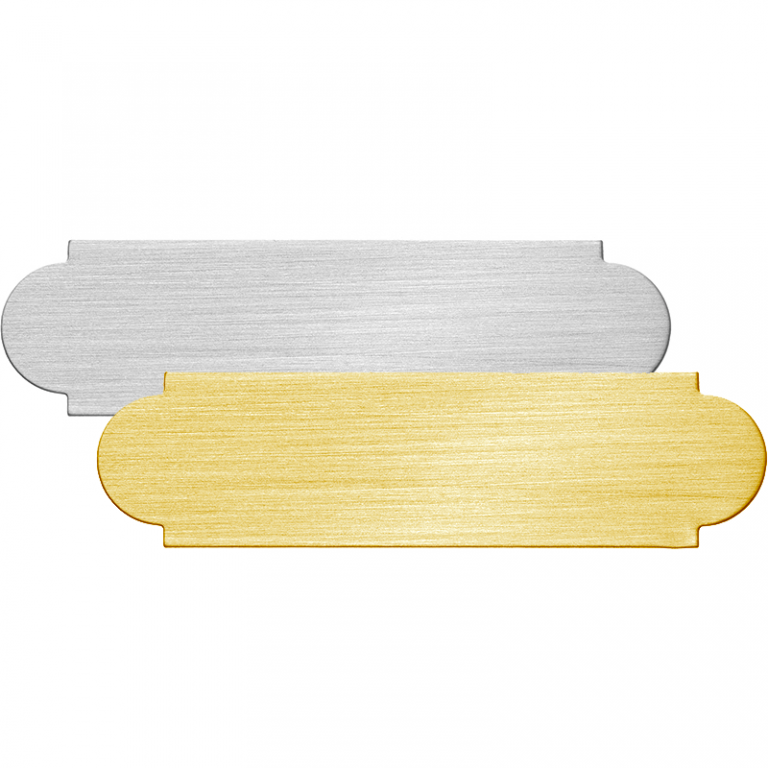 Targa Nome In Ottone Personalizzata - 125x45 Mm, Testo Inciso, Viti Incluse - Foto 12